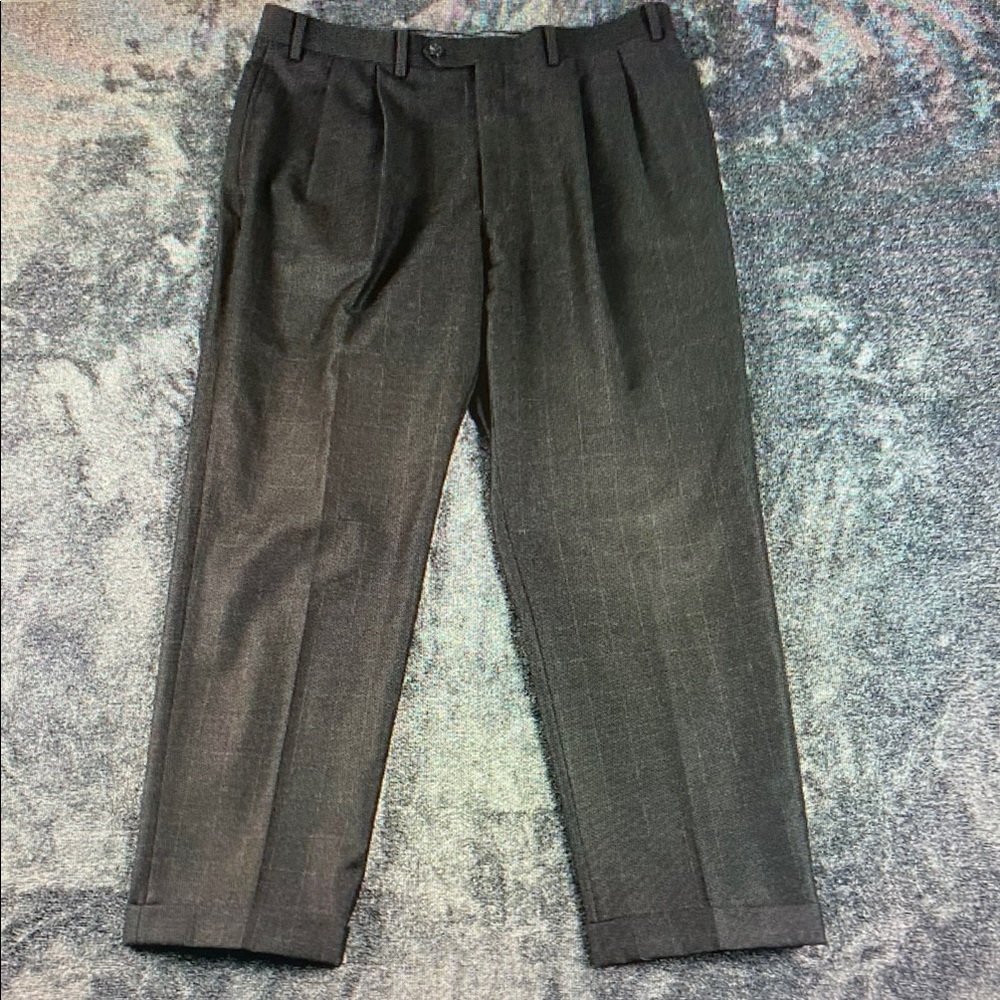 Lauren Ralph Lauren Black Pinstripe Men's Dress Pants